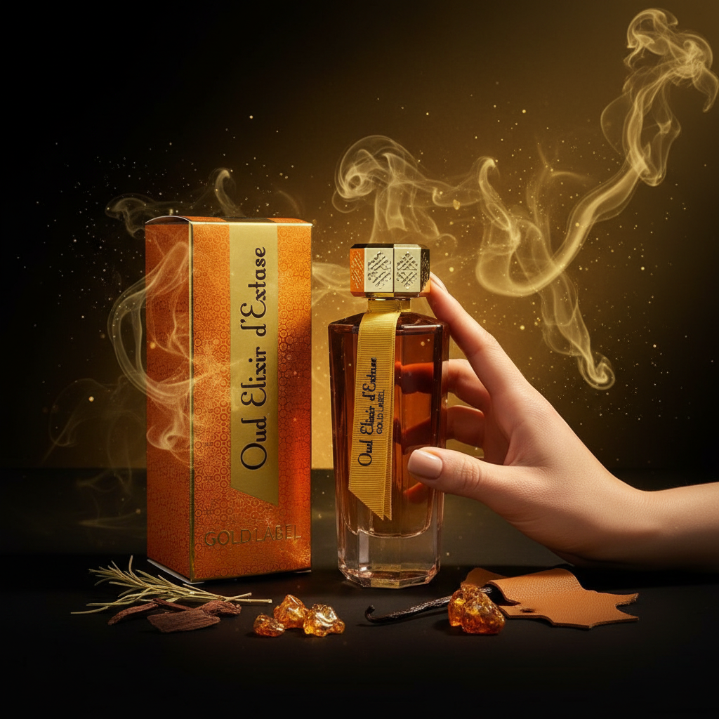 „Oud Elixir d’Extase Gold Label” EDP 100 ml – holziger Chypreduft 2 