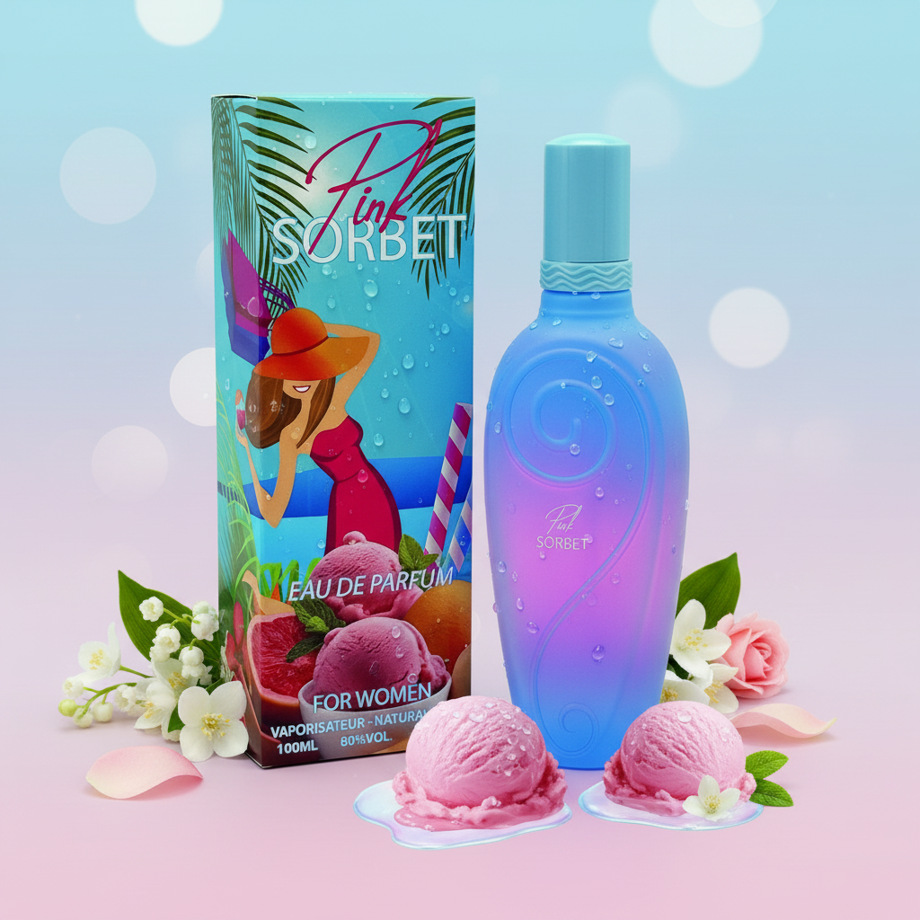 EDP 100 ml “Pink Sorbet” – fruchtiger, floraler Duft 1 
