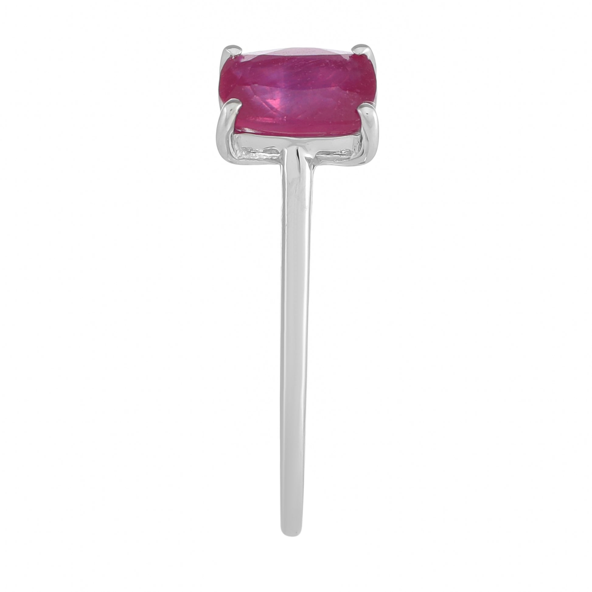 Silberring mit Thai Rubin 3 