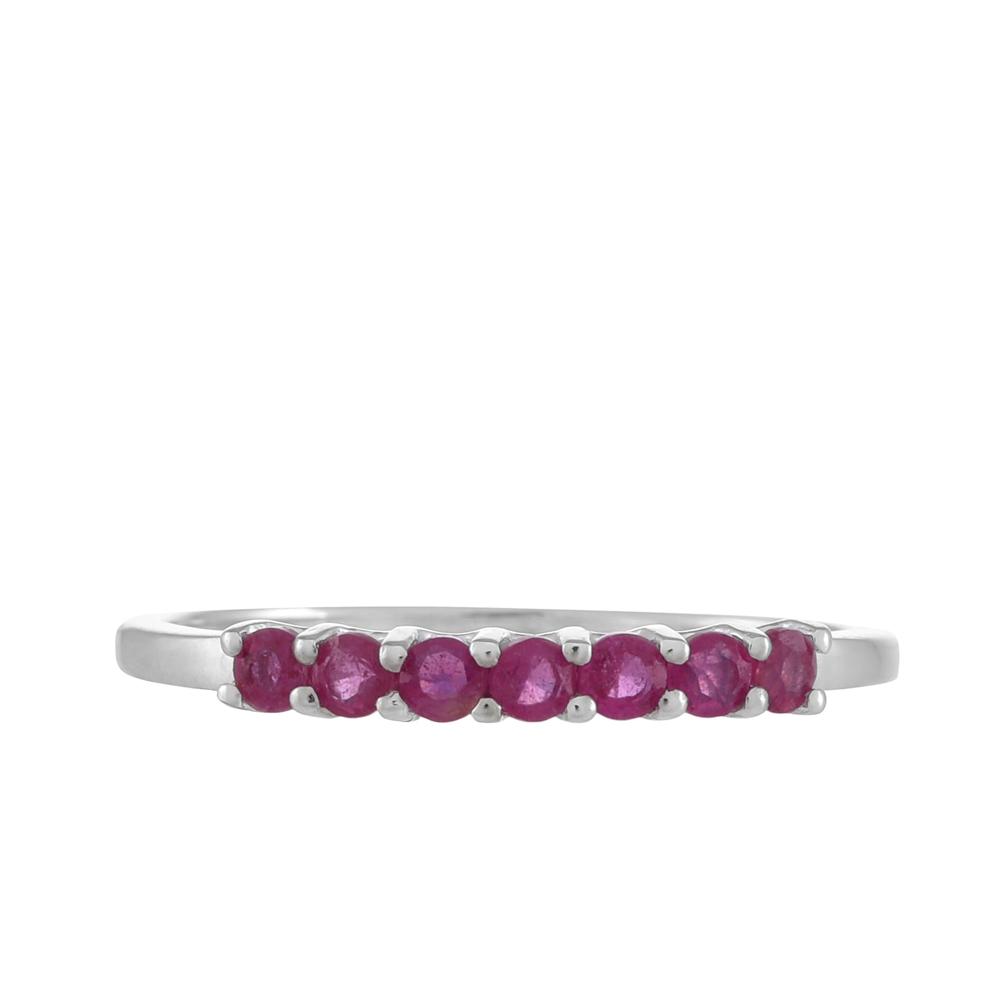 Silberring mit Thai Rubin 1 