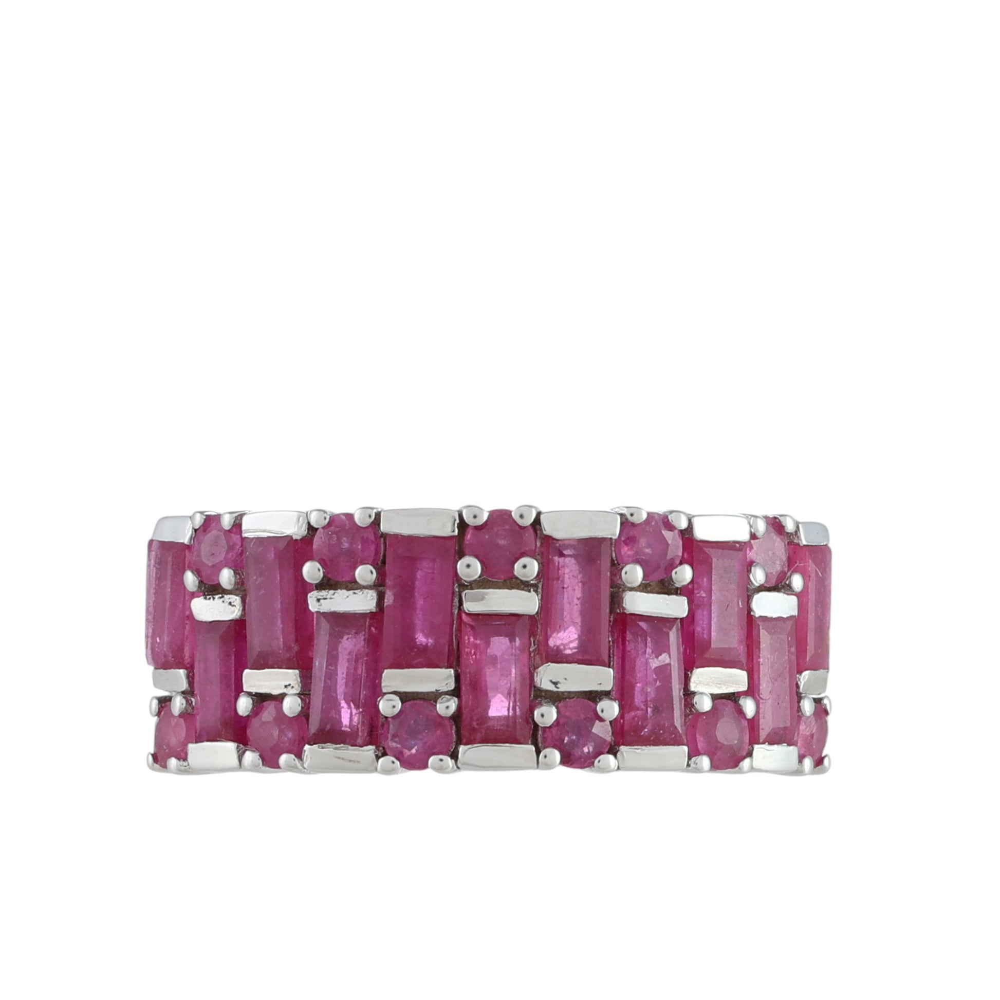 Silberring mit Thai Rubin 1 