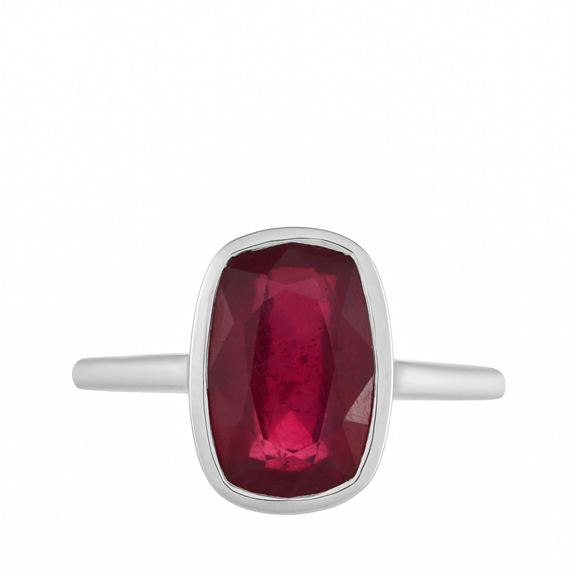 Silberring mit Thai Rubin 1 