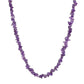 Schmuckgarnitur aus Nugget mit Amethyst und Karneol