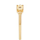 schmuckgarnitur aus Goldplattierte Silber mit rotem Diamant