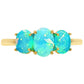 Goldring mit äthiopischem Paraiba-Blauopal