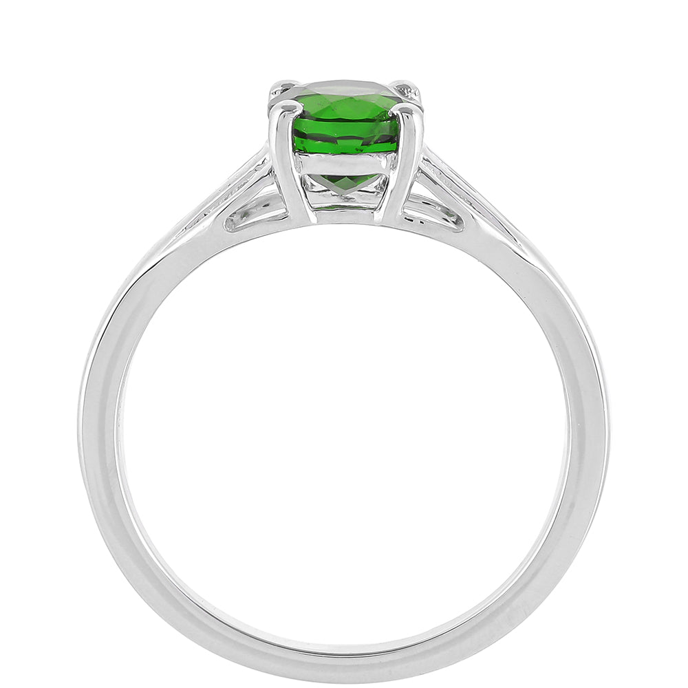 Silberring mit Chromdiopsid 4 