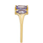 Goldring mit Tansanit - Klasse AAA