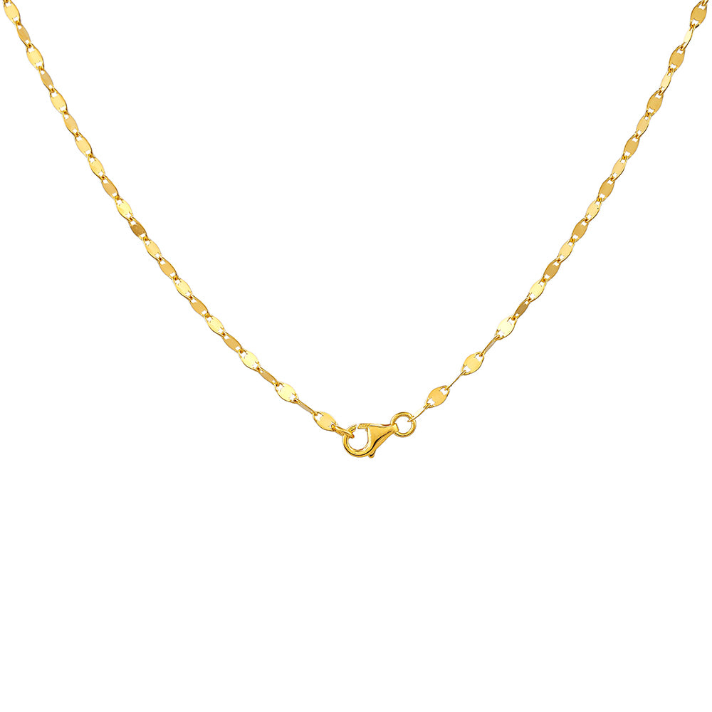 Goldplattierte Silberhalskette 2 