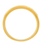 Goldplattierter Silberring mit grünem Diamant