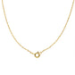 Goldplattierte Silberhalskette
