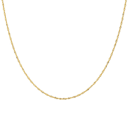 Goldplattierte Silberhalskette