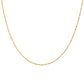 Goldplattierte Silberhalskette