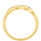 Goldplattierter Silberring mit Amethyst und Citrin aus Madeira