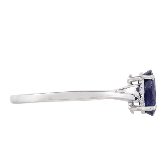 Silberring mit Thai Saphir