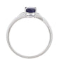 Silberring mit Thai Saphir