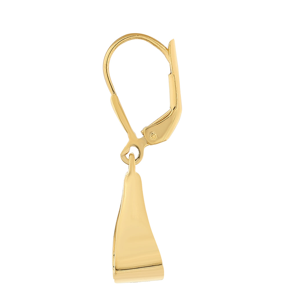 Goldplattierte Silberohrringe mit barocker Süßwasserzuchtperle 2 