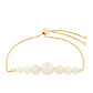 Goldplattiertes Silberarmband mit barocker Süßwasserzuchtperle