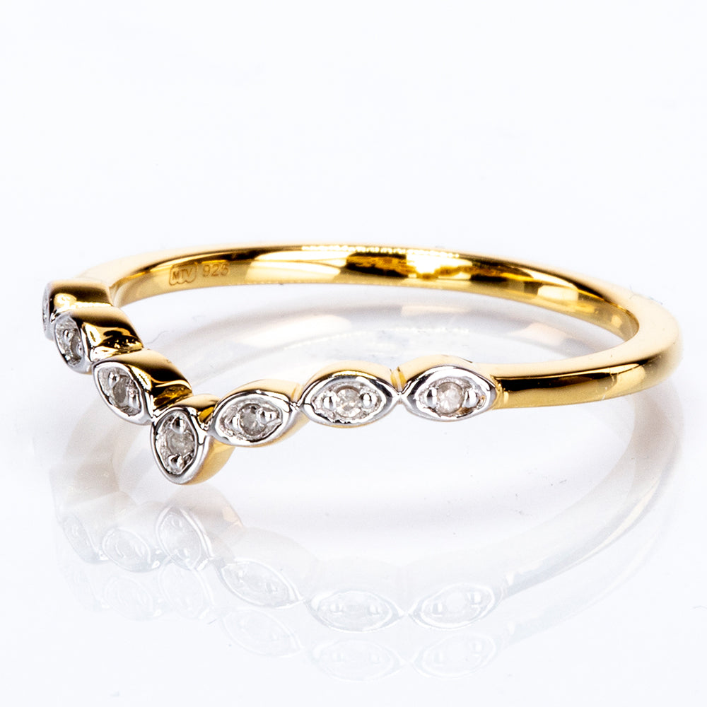 schmuckgarnitur aus Goldplattierte Silber mit Thai Rubin und weißem Diamant 5 