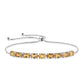 Silberarmband mit Zitrin