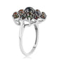 Silberring mit mitternachtsschwarzem äthiopischen Opal aus Lega Dembi