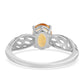 Silberring mit Zitrin