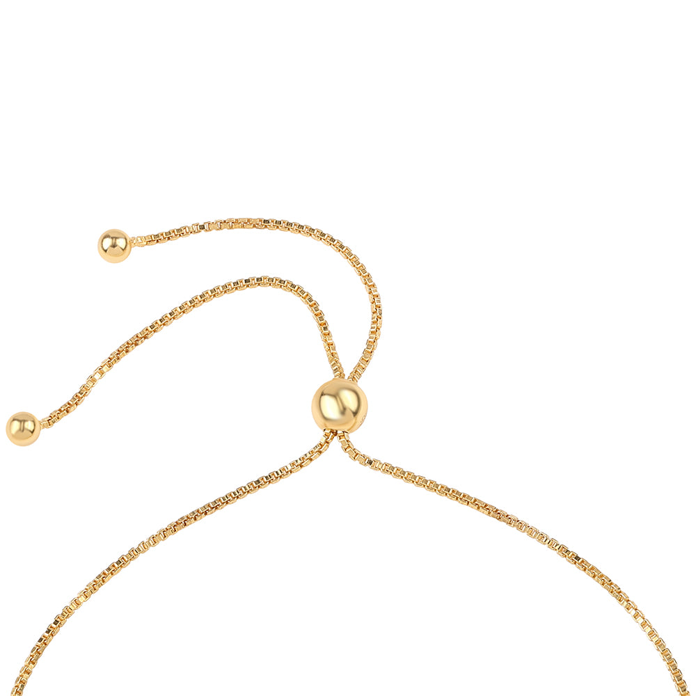 Goldplattiertes Silberarmband mit Iolith und weißem Topas 3 