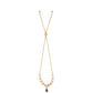 Goldplattiertes Silberarmband mit Iolith