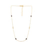 Goldplattierte Silberhalskette mit Iolith