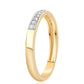 Goldplattierter Silberring mit rotem Diamant und weißem Topas