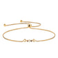 Goldplattiertes Silberarmband mit rotem Diamant und weißem Diamant