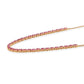 Goldplattierte Silberhalskette mit Rubin aus Mosambik