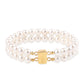 Goldplattiertes Silberarmband mit weißer Süßwasserperle