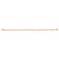 Goldplattiertes Silberarmband mit blauem Diamant