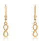 Goldplattierte Silberohrringe mit blauem Diamant