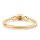 schmuckgarnitur aus Goldplattierte Silber mit blauem Diamant