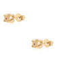 schmuckgarnitur aus Goldplattierte Silber mit rotem Diamant
