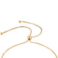 Goldplattiertes Silberarmband mit schwarzem Diamant