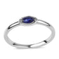 Silberring mit australischem blauem Saphir