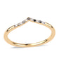 Goldplattierter Silberring mit schwarzem Diamant
