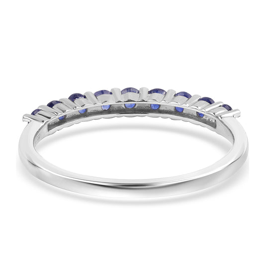 Silberring mit australischem blauem Saphir