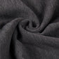Scarf with Real Fur Pom Pom, 60 cm x 170 cm, Grey, 100% Viscose, Real Fur Pom Pom