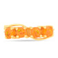 Goldplattierter Silberring mit Feueropal