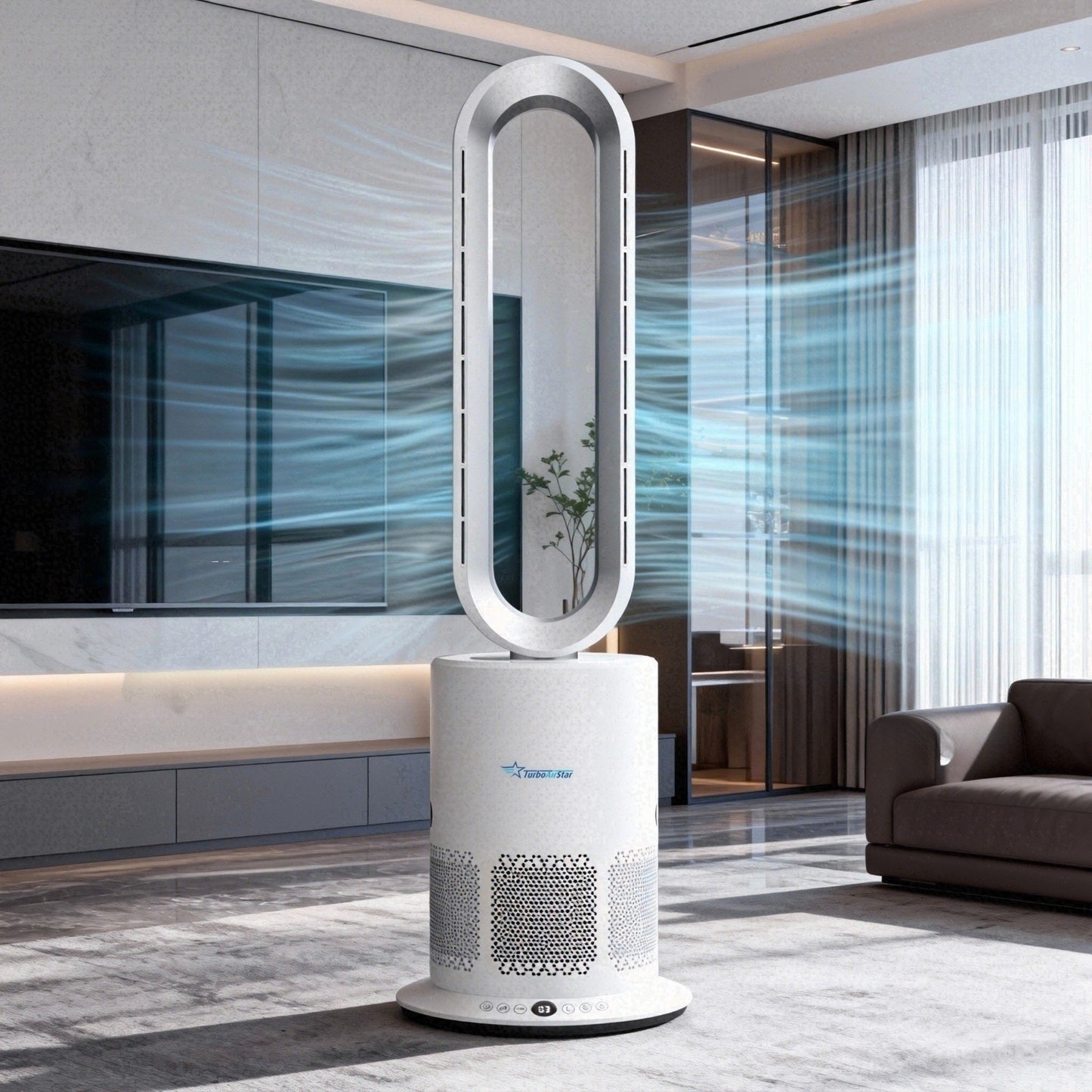 TurboAirStar Luftreiniger, Kühl- und Heizungsventilator