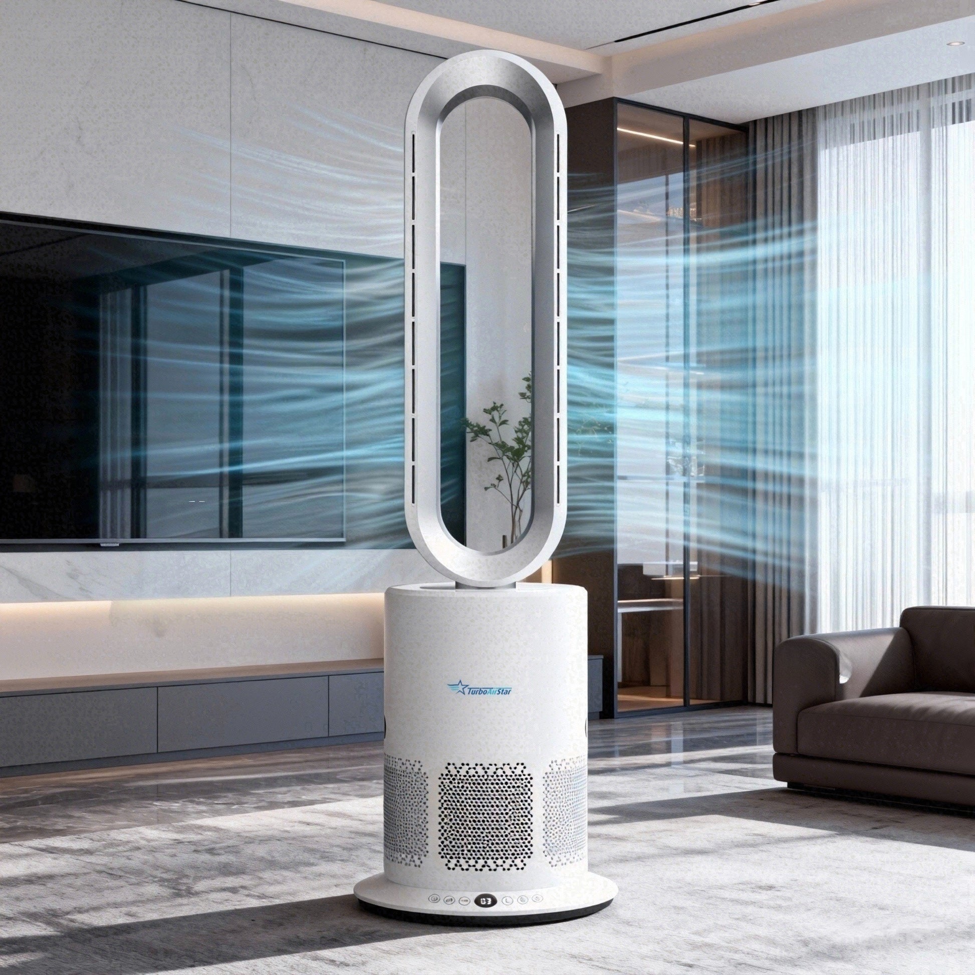 TurboAirStar Luftreiniger, Kühl- und Heizungsventilator 18 