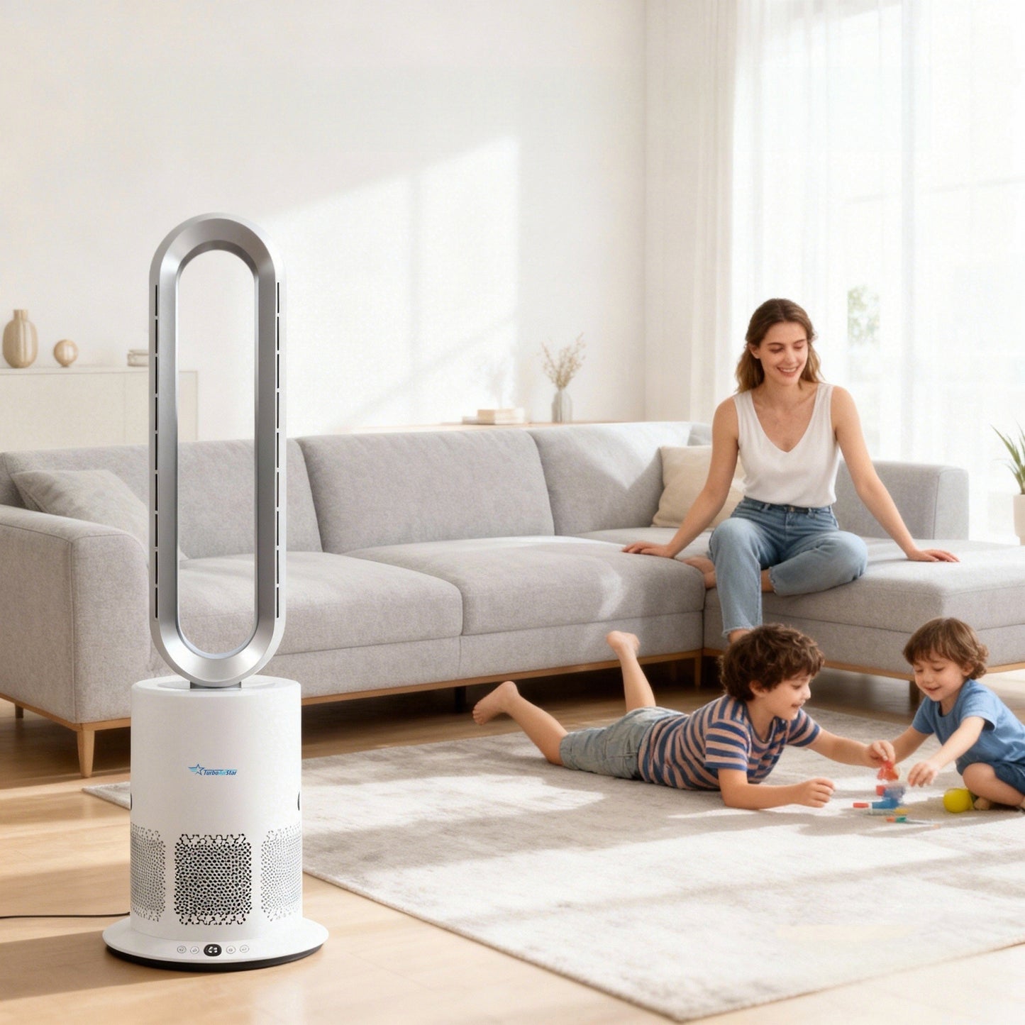 TurboAirStar Luftreiniger, Kühl- und Heizungsventilator