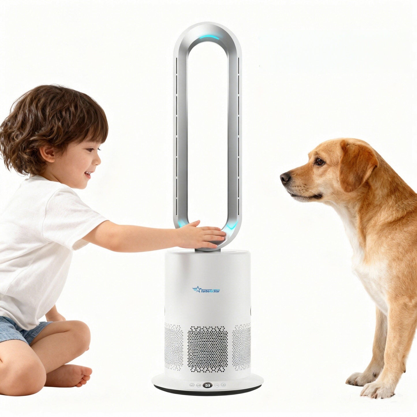 TurboAirStar Luftreiniger, Kühl- und Heizungsventilator