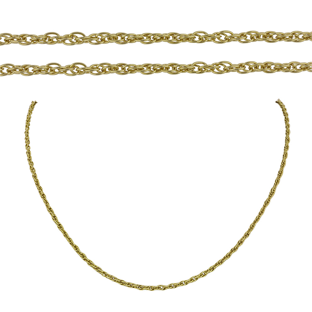 Goldplattierte Silberhalskette