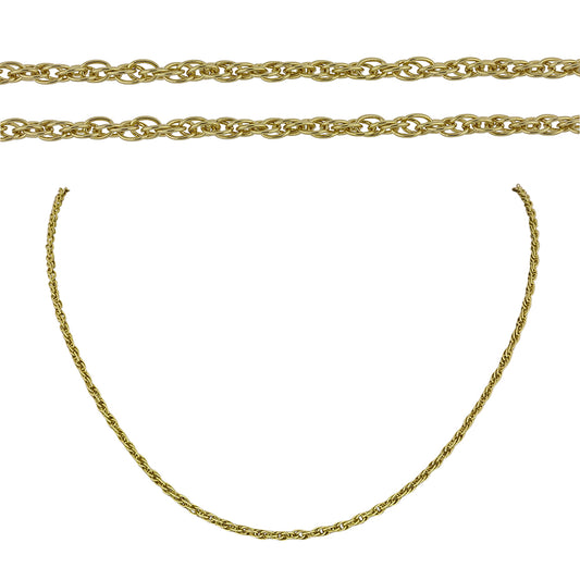 Goldplattierte Silberhalskette