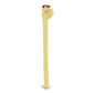 Goldplattierter Silberring mit rotem Diamant