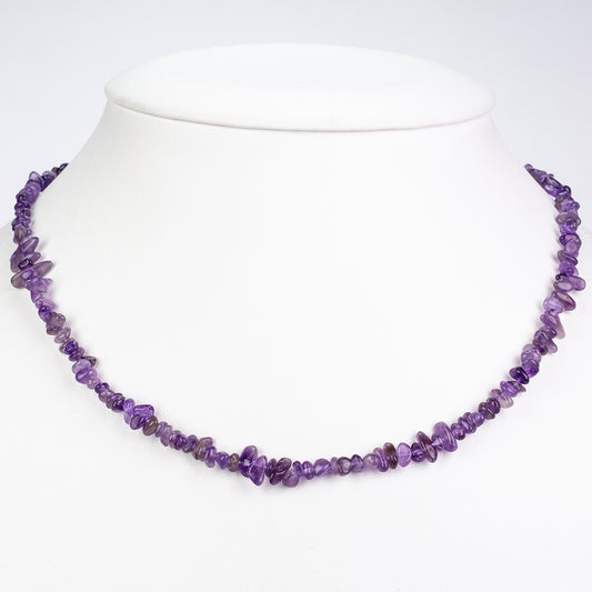 Schmuckgarnitur aus aus goldplattierter Legierung mit Amethyst